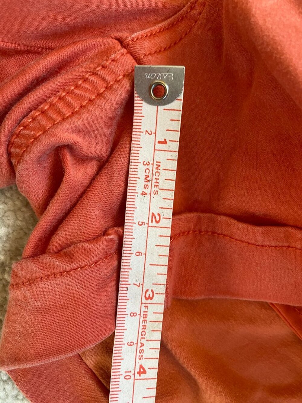 LIVERPOOL casual coral cargo shorts 3-1/2" inseam sz 6/28 - Picture 6 of 7